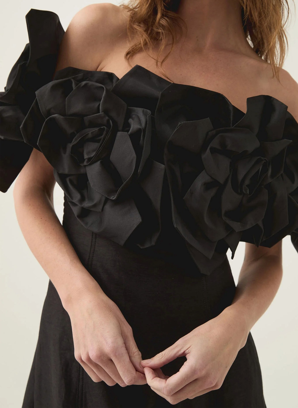 Elegant Off-The-Shoulder A-Line Floor-Length Elastic Satin Evening Dresses With Flower(s)