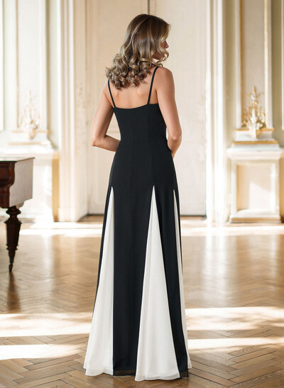A-Line Sweetheart Sleeveless Floor-Length Chiffon/Elastic Satin Mother Of The Bride Dresses
