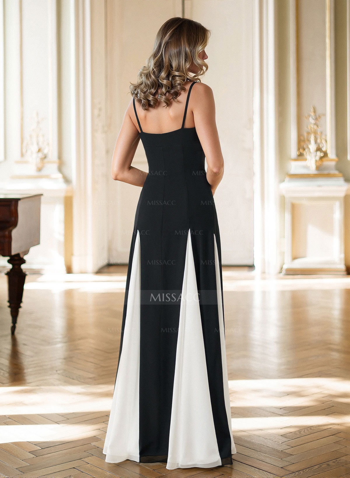 A-Line Sweetheart Sleeveless Floor-Length Chiffon/Elastic Satin Mother Of The Bride Dresses