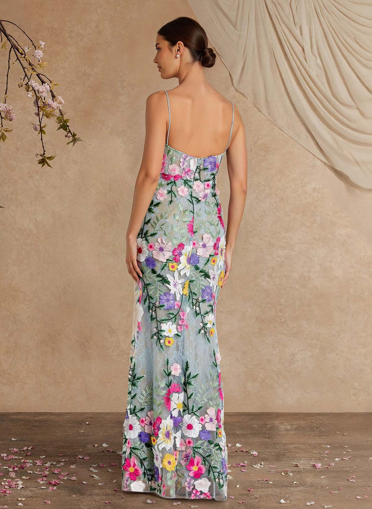 Sheath/Column Sweetheart Sleeveless Floor-Length Lace/Tulle Mother Of The Bride Dresses