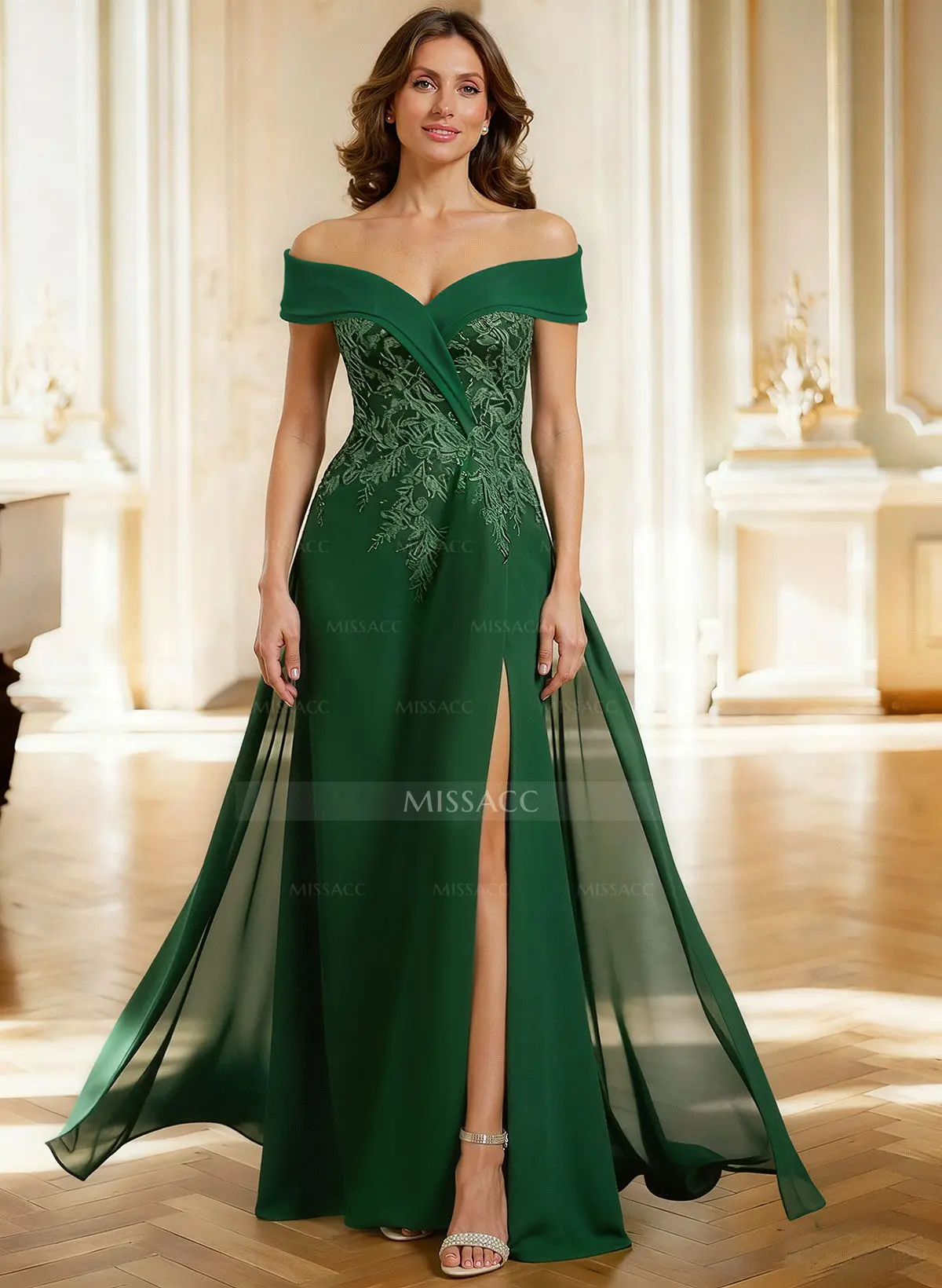 a line midi dress short sleeve Ever-Pretty Ruffled Short Sleeve V-Neck A-Line Formal Dress for Stylish Events main image 1
