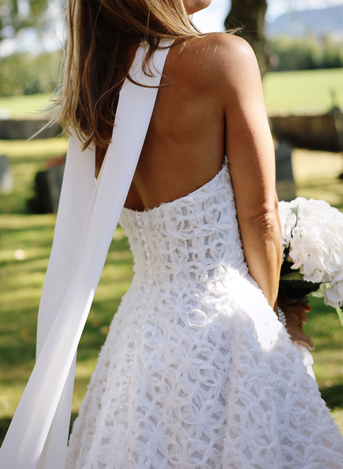 Elegant Strapless Sleeveless A-Line Ankle-Length Lace Wedding Dresses