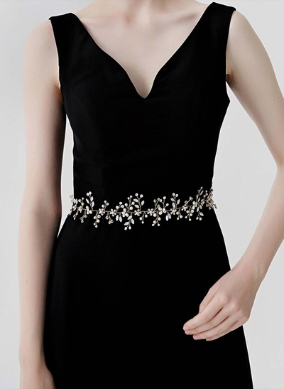 Tulle Sash Beading/Rhinestone For Bridal/Bridesmaids