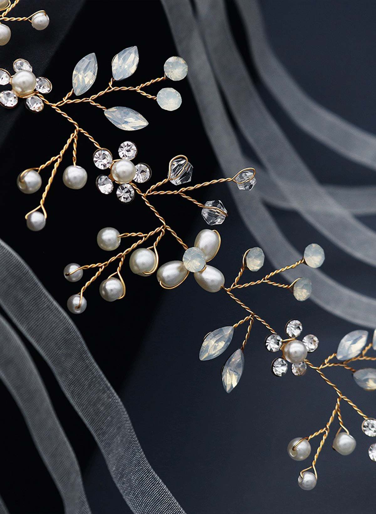 Tulle Sash Beading/Rhinestone For Bridal/Bridesmaids