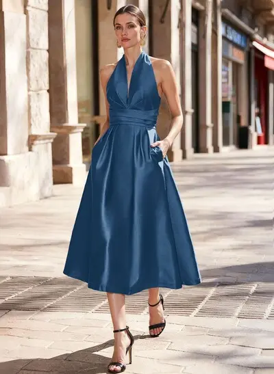 hewlett mini dress champagne Irena Strapless dev-position-new-dresses:number:31 Featuring a luxurious satin Bridal Party Burgundy And COLOR:Silver