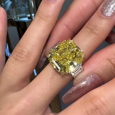 Emerald Cut Sona Simulated Diamonds Engagement Rings In Sterling Silver