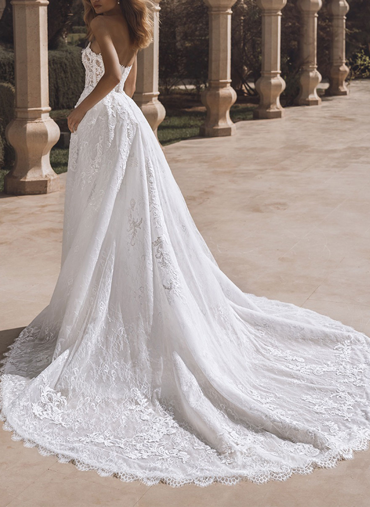 Trumpet/Mermaid Strapless Sleeveless Detachable Wedding Dresses With Detachable Skirt