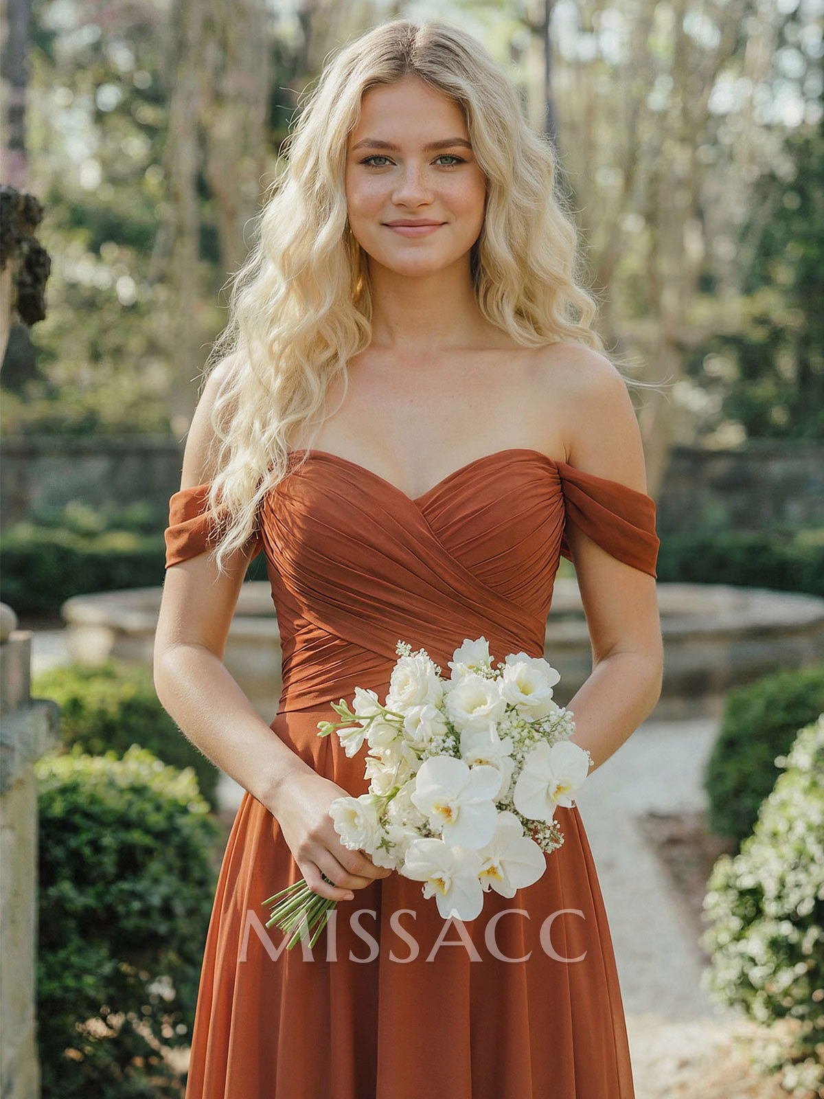 A-Line Sweetheart Sleeveless Floor-Length Chiffon Bridesmaid Dresses With A-Line Sweetheart Sleeveless Floor-Length Chiffon Bridesmaid Dresses With