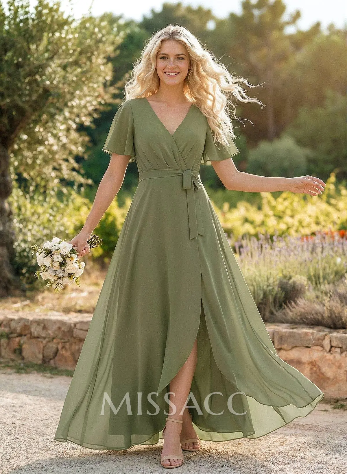 sheer wedding dress Everlasting Love Strapless A-Line – Chicwild BUNDLE-50FOR2135 Size:US 6 / UK 8 / EU 36 Needle & Thread SHIMMER