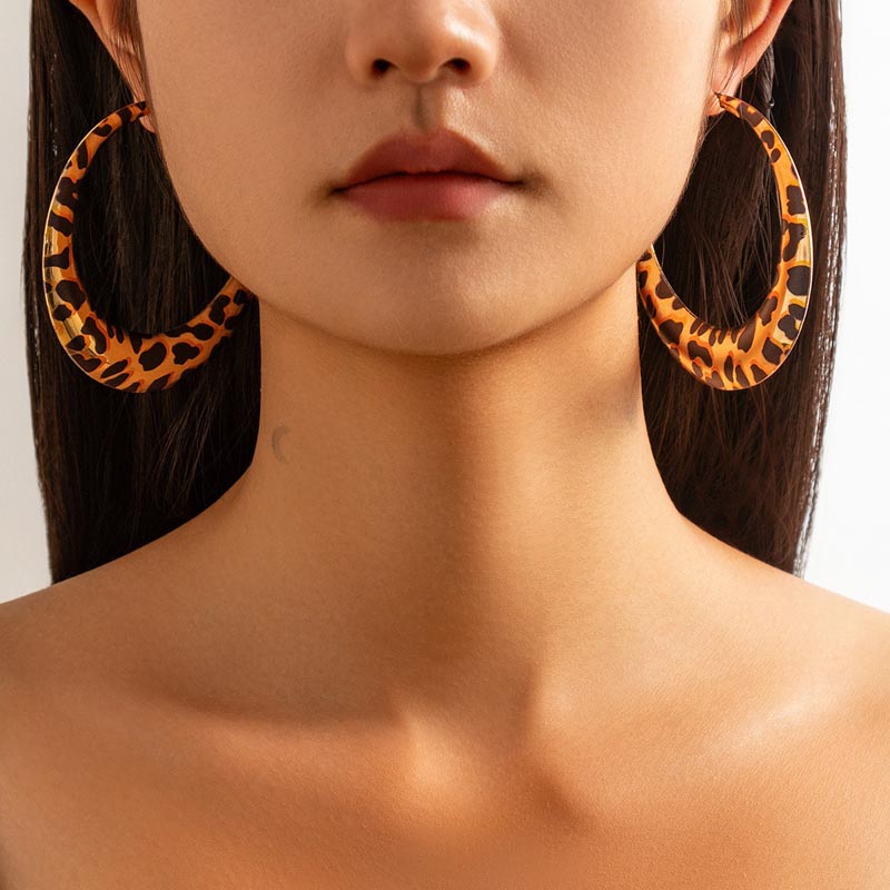 Brass Hoop Earrings