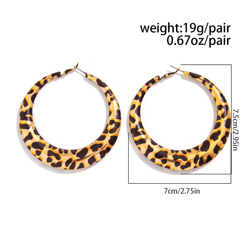 Brass Hoop Earrings