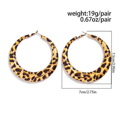 Brass Hoop Earrings