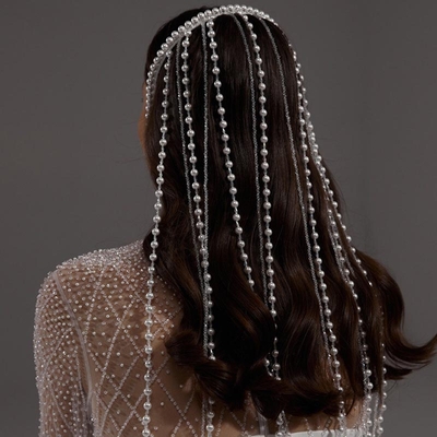 Wedding Party Headbands With Faux Pearl Beading