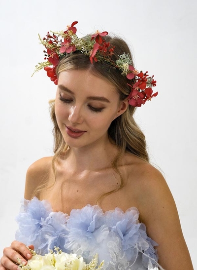 Wedding Daily Hair Vines With Lace Floral