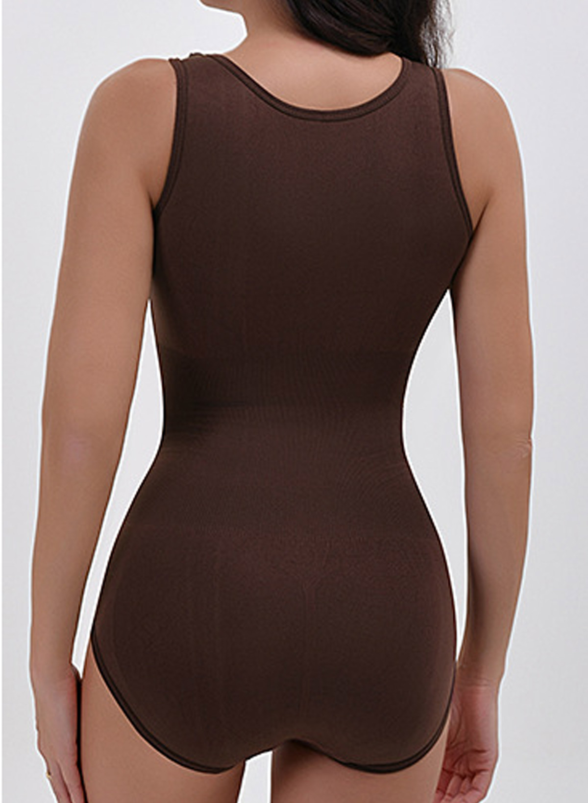 High-Elastic Buckle-Lined Pressure Girdle Chinlon Shapewear