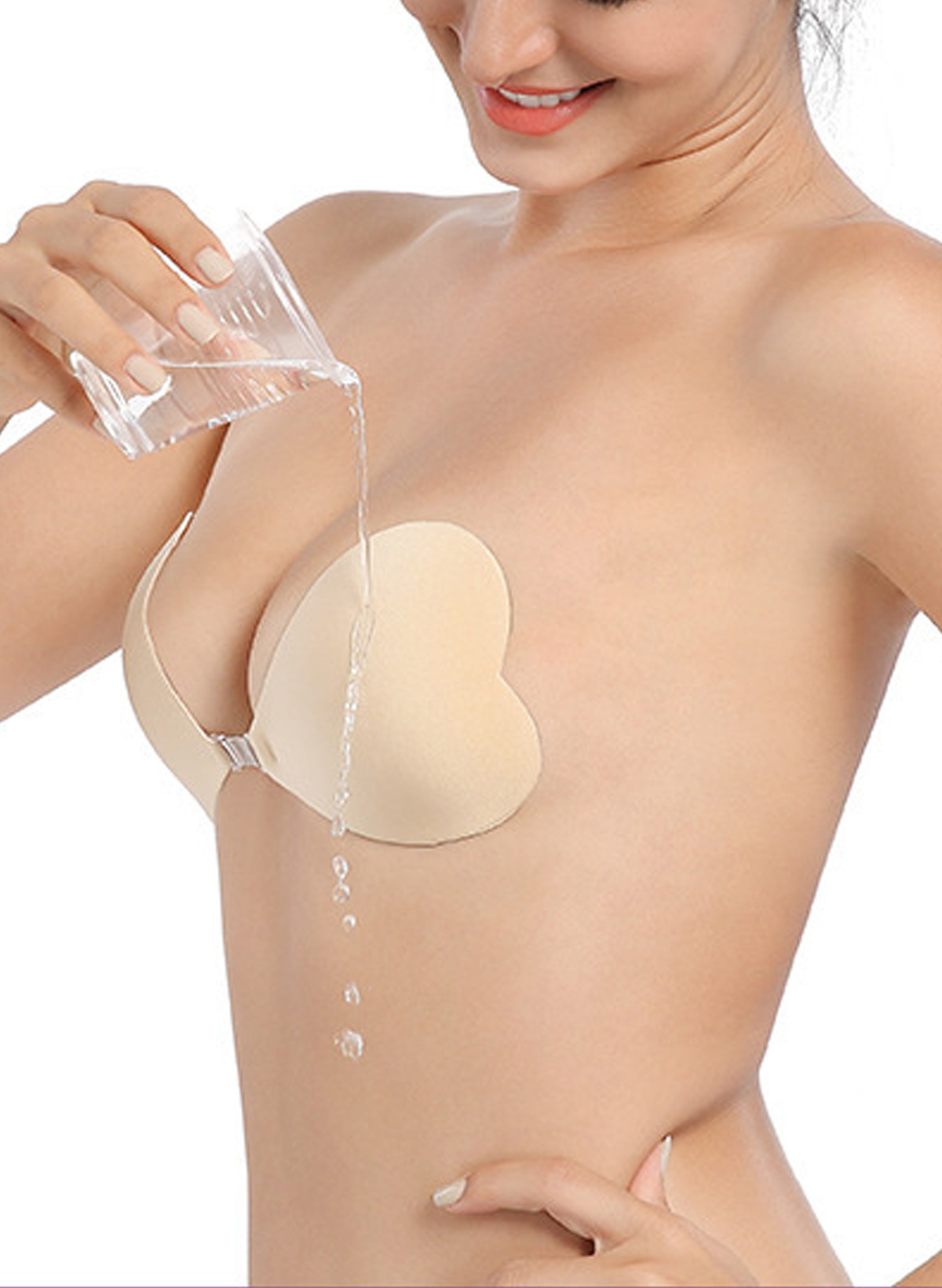 Waterproof Sweat Soft Breathable Gather Chinlon Nipple Covers