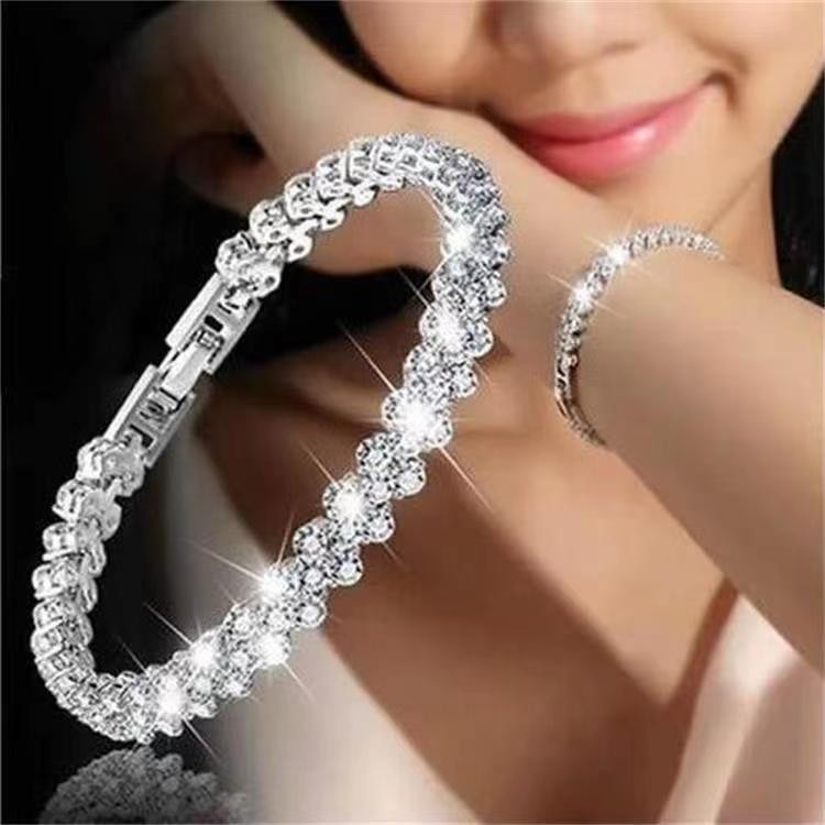 Elegant Rhinestone Tennis Bracelet