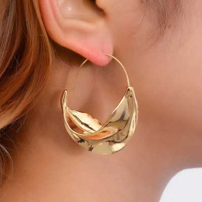 Irregular Metal Exaggerated Earrings