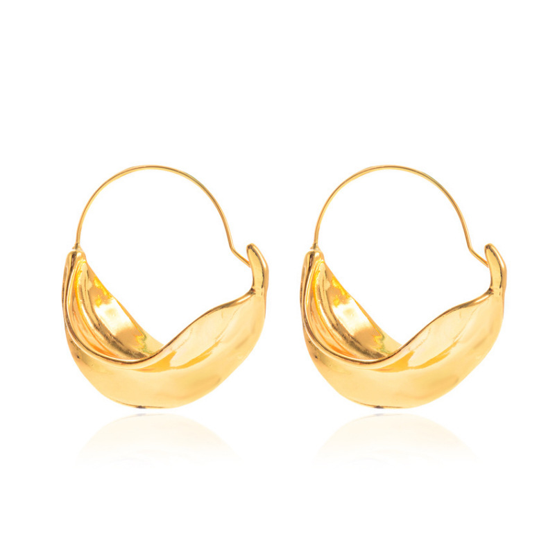 Irregular Metal Exaggerated Earrings