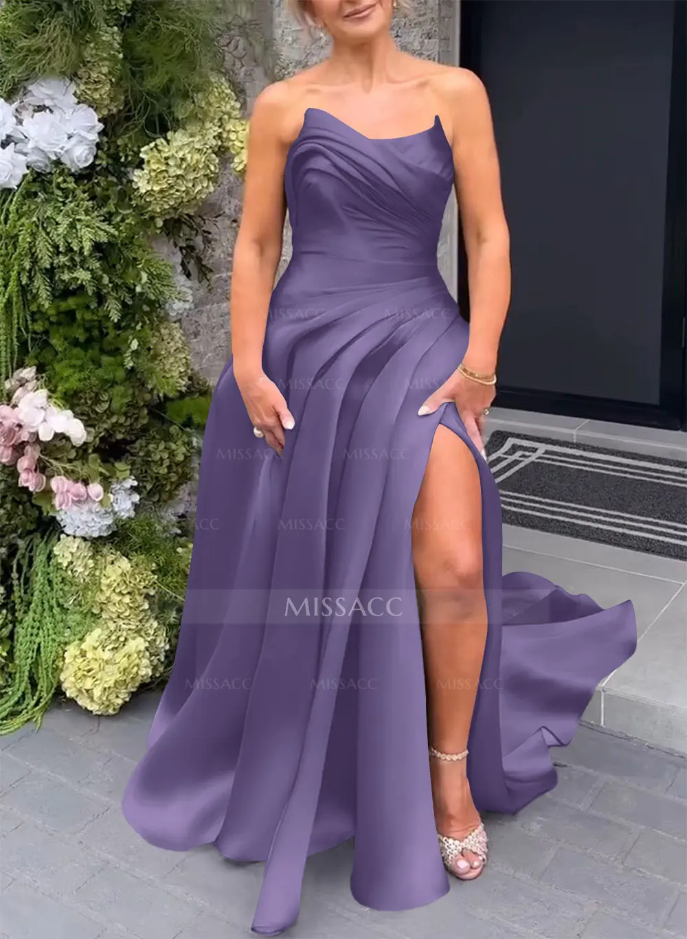 sachin and babi light blue dress MSJUHEG Wedding Guest Dresses For Women White Dress Womens Deep V Neck Plus  Size Evening Dress Long Sleeves With Belt Women'S Formal Dresses White M main image 1