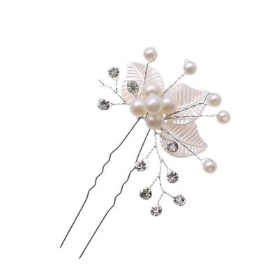 Pearl Hairpin Bridal Headpiece