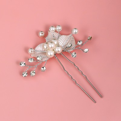Pearl Hairpin Bridal Headpiece