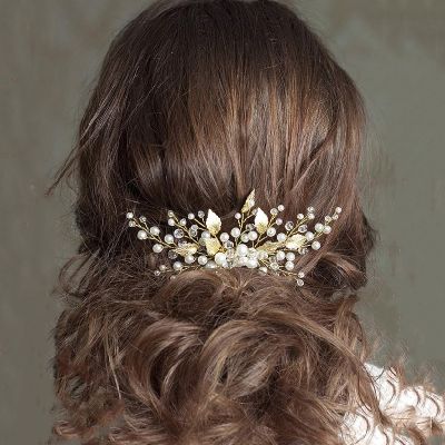 Leaf Hair Comb Bridal Headpiece