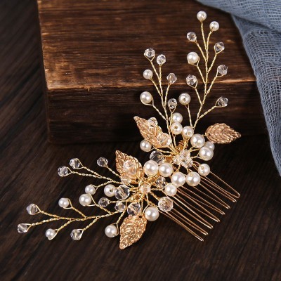 Leaf Hair Comb Bridal Headpiece