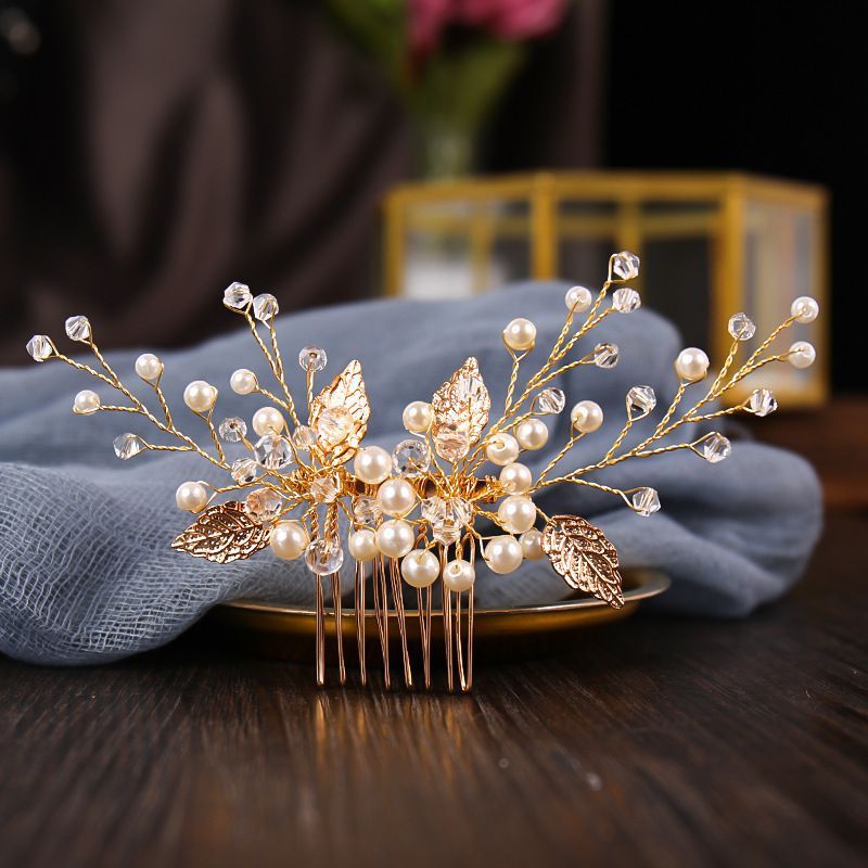 Leaf Hair Comb Bridal Headpiece