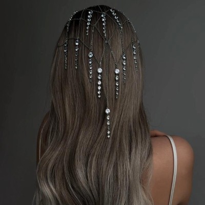 Pearl Fringe Hairband Bridal Headdress