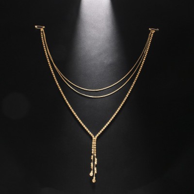 Multi-Layer Fringe Back Chain Multi-Layer Fringe Back Chain