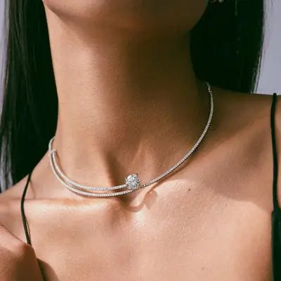 Fashion Rhinestone Party Collar