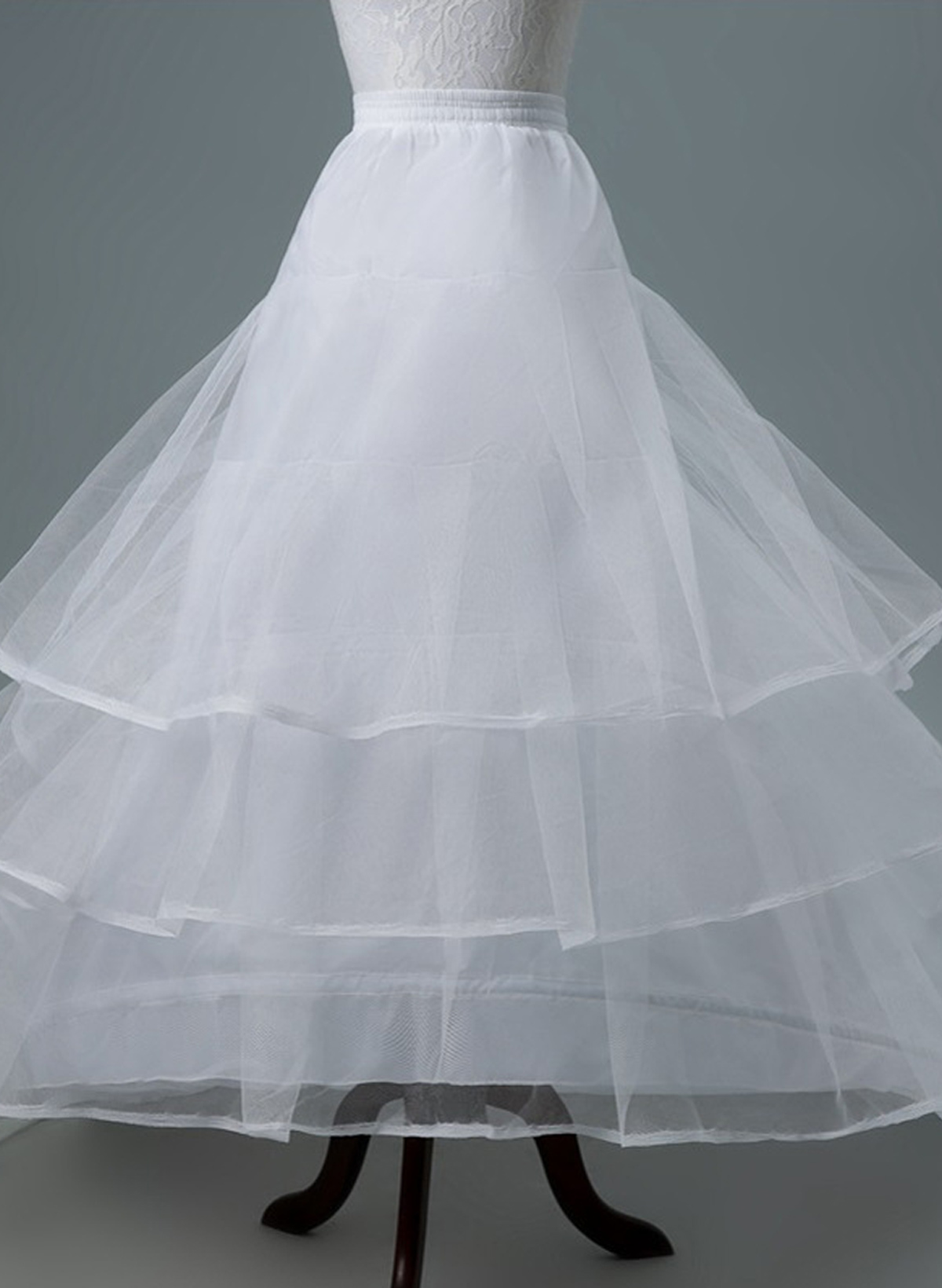 Party/Wedding Chapel Train Slip 4 Tier Floor-Length Petticoats