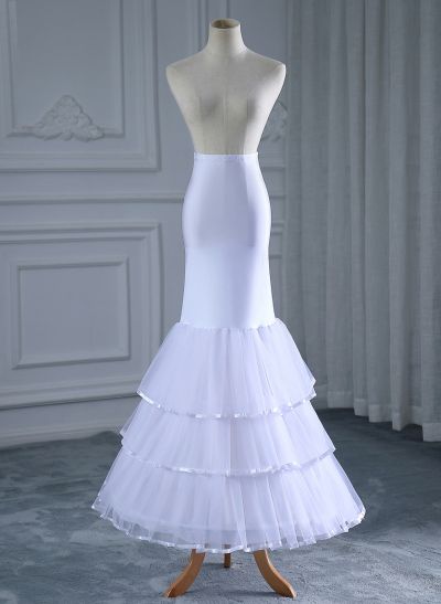 3 Tier Floor-Length Trumpet/Mermaid Slip Petticoats For Party/Wedding