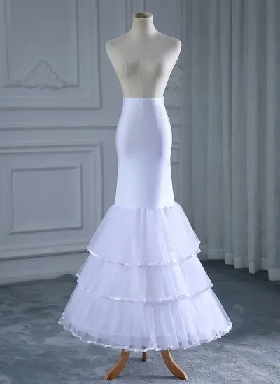 3 Tier Floor-Length Trumpet/Mermaid Slip Petticoats For Party/Wedding