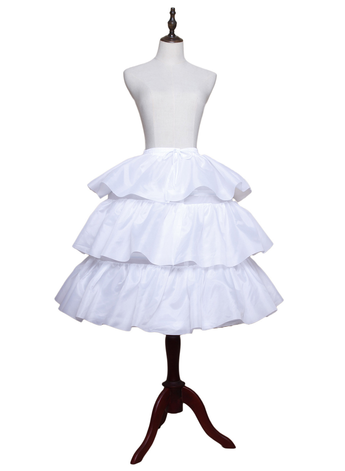 A-Line/Princess Slip 3 Tier Knee-Length Petticoats For Daily/Party/Wedding