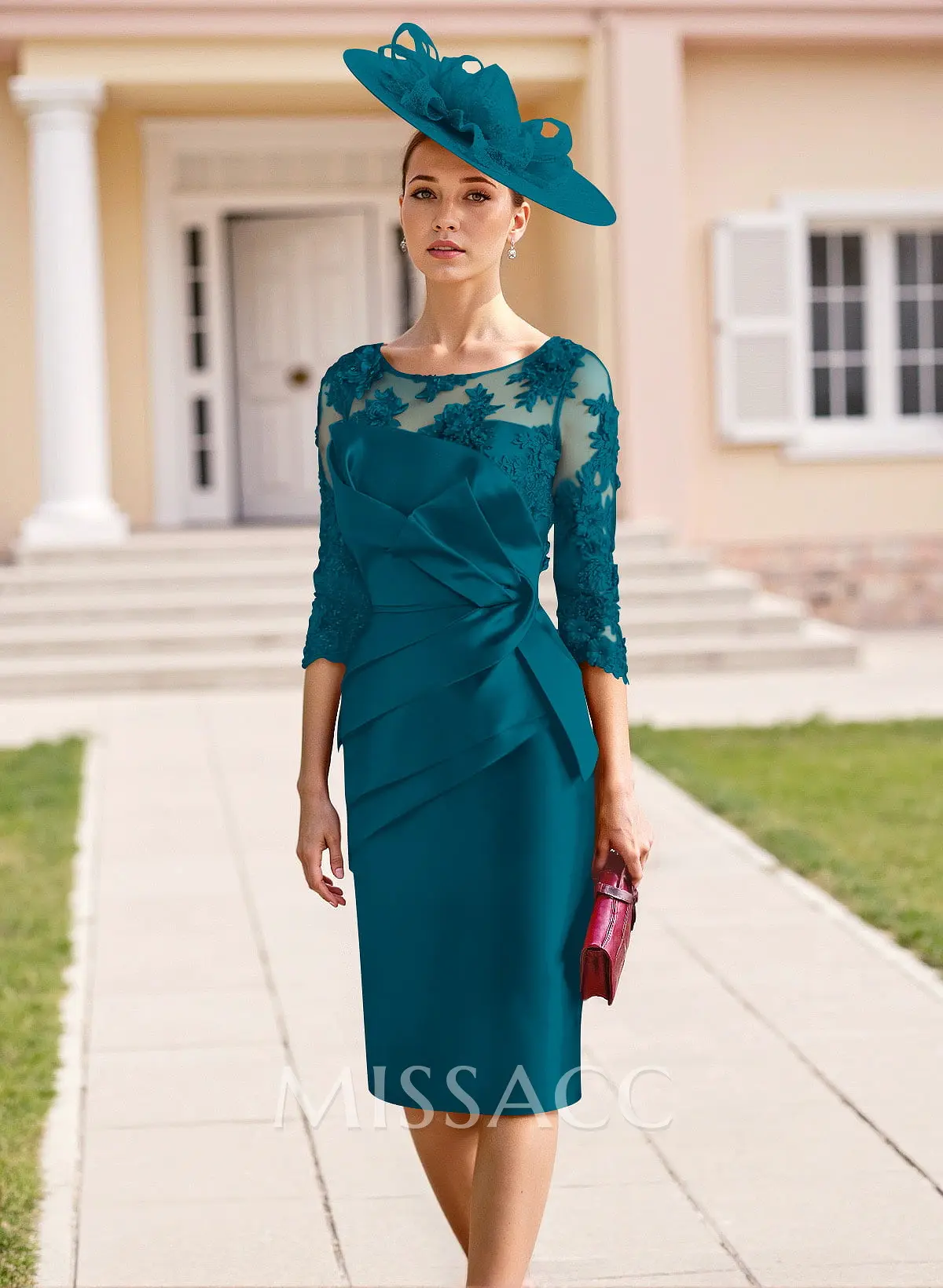 lace formal dresses knee length Black Lace Elegant Homecoming Dress Knee Length Party Dress - $56.4768 #S1514
