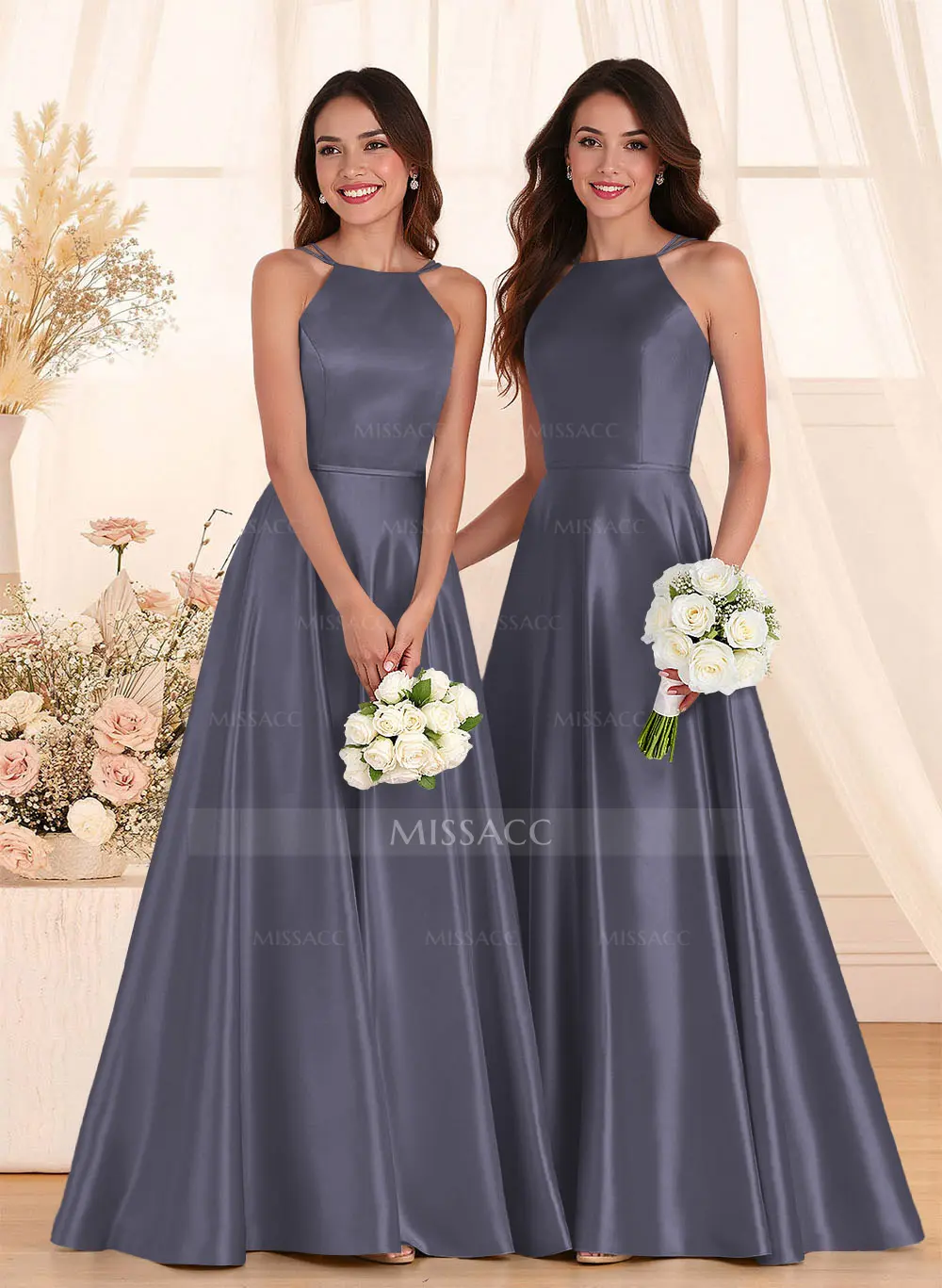 brown vintage bridesmaid dresses Vintage Tea Length Bridesmaid Dresses Sweetheart Corset – Lisposa main image 1