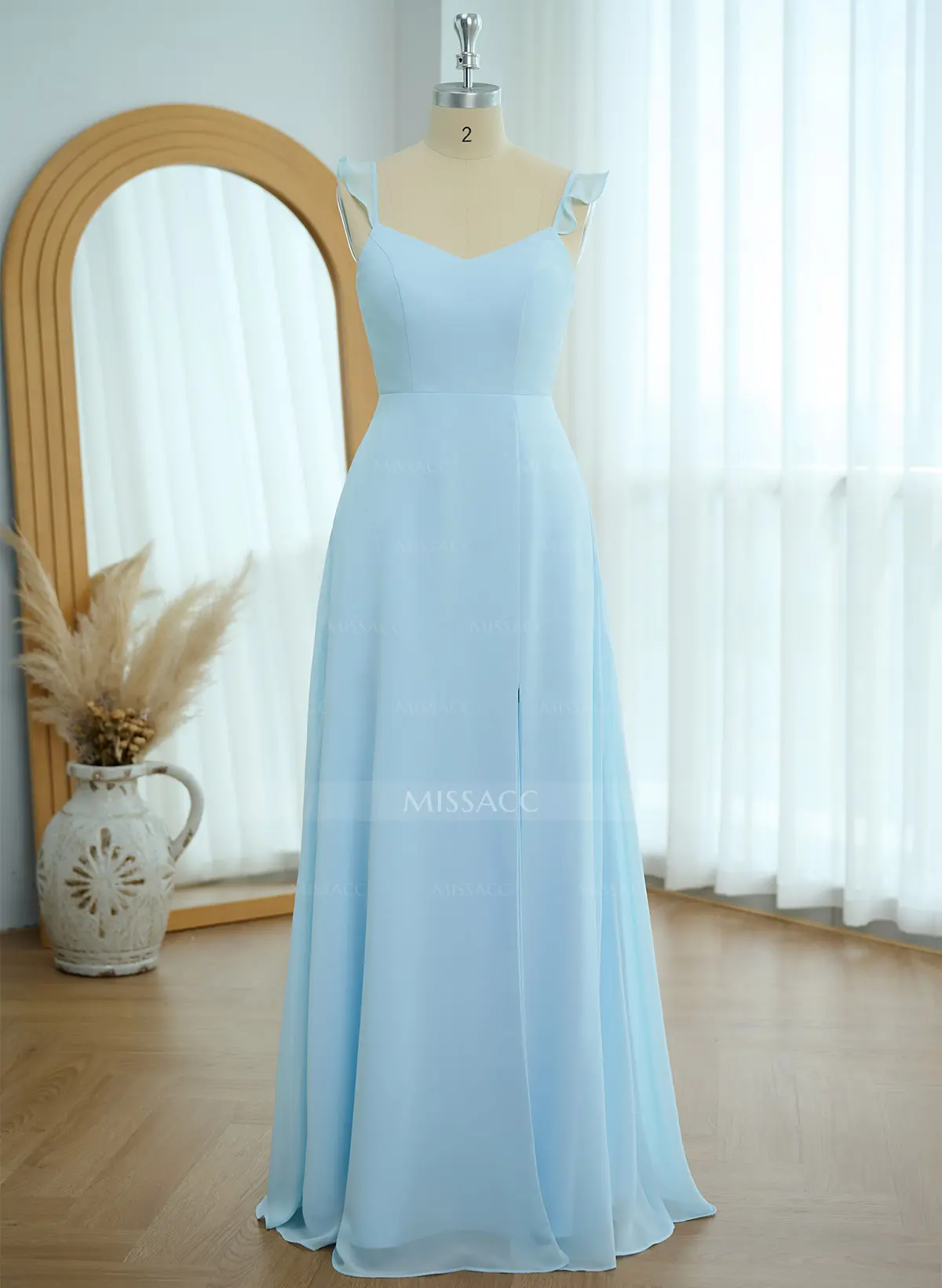 best color bridesmaid dresses Simple Bridesmaid Dress,Chiffon Bridesmaid Dress,Mermaid Bridesmaid  Dress,BD00129 main image 1