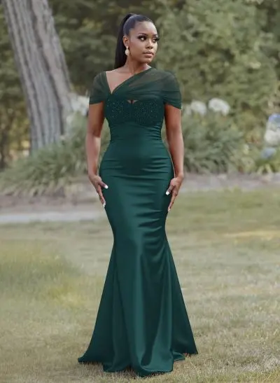 green and white bridesmaid dresses Long Sleeve Sweetheart Chiffon Lace-Up Bridesmaid Dress main image 1
