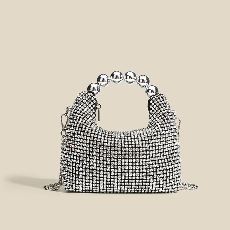 Sparkling Glitter Clutches & Bags With Rhinestone