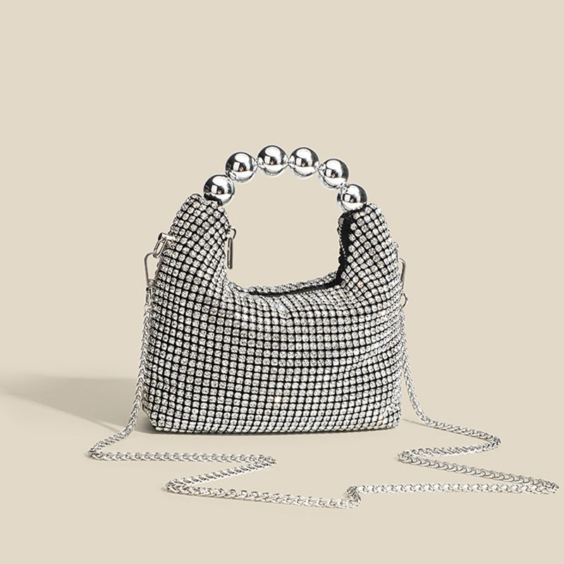 Sparkling Glitter Clutches & Bags With Rhinestone