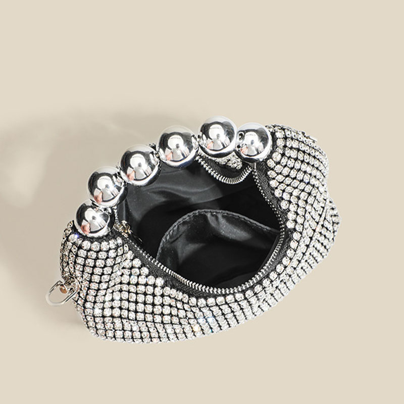 Sparkling Glitter Clutches & Bags With Rhinestone