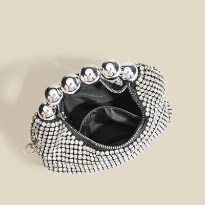 Sparkling Glitter Clutches & Bags With Rhinestone
