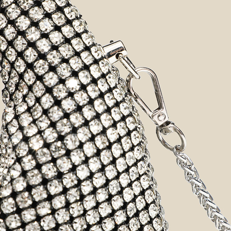 Sparkling Glitter Clutches & Bags With Rhinestone