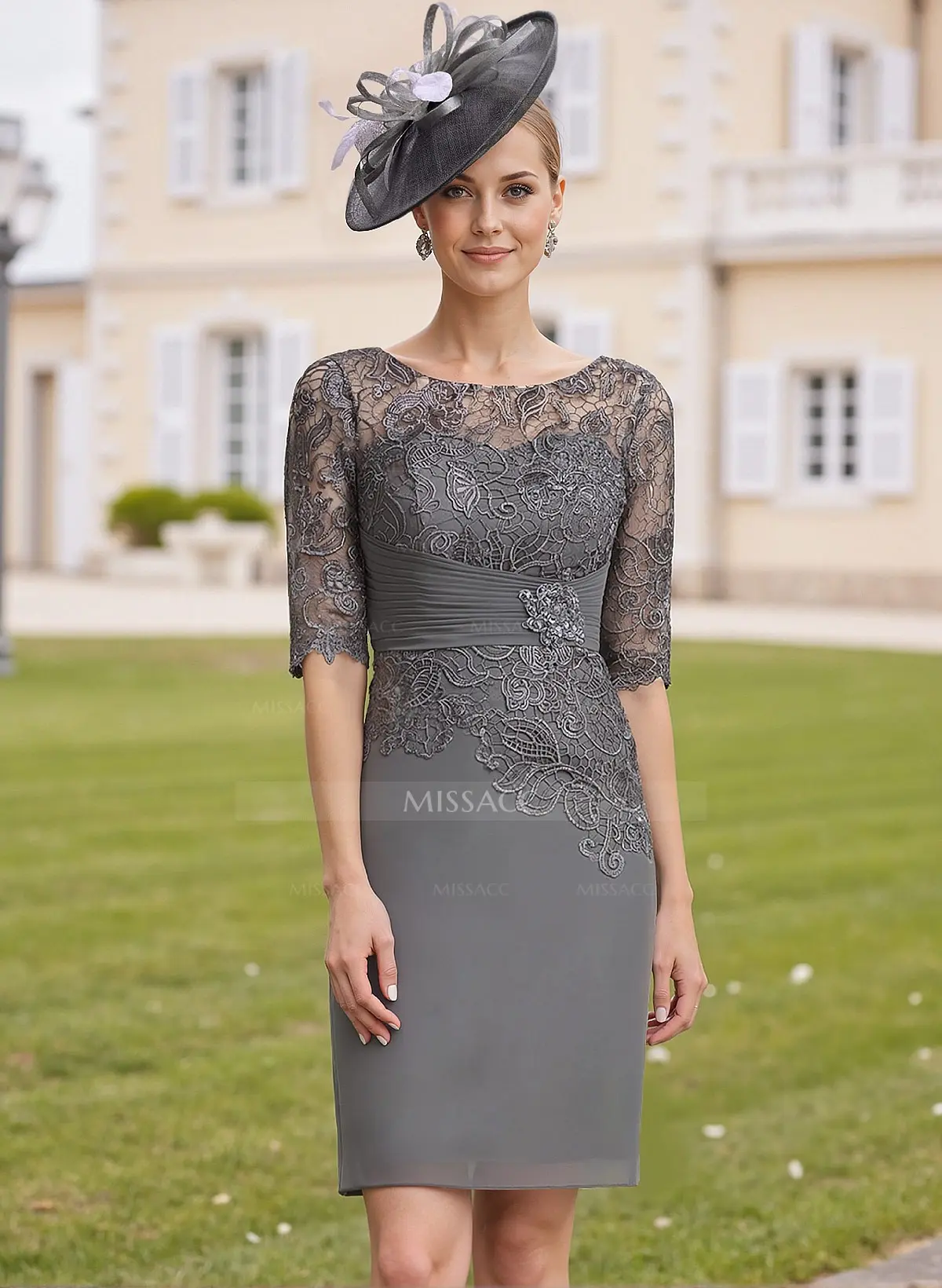 elegant sheath dresses Nafori White A-Line Simple Formal Wedding Dresses Square Neck White Satin Open Back 2026 main image 0