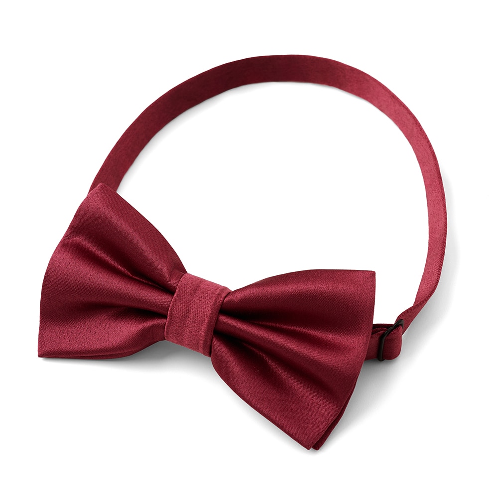 Classic Pre-Tied/Ready-Tie Plain Satin Bow Ties