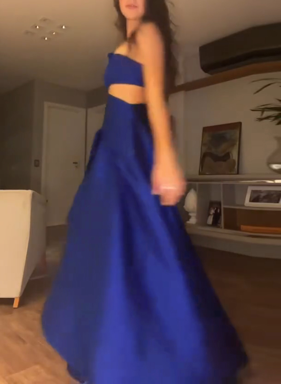 Ruffle One-Shoulder A-Line Asymmetrical Length Matte Satin Evening Dresses