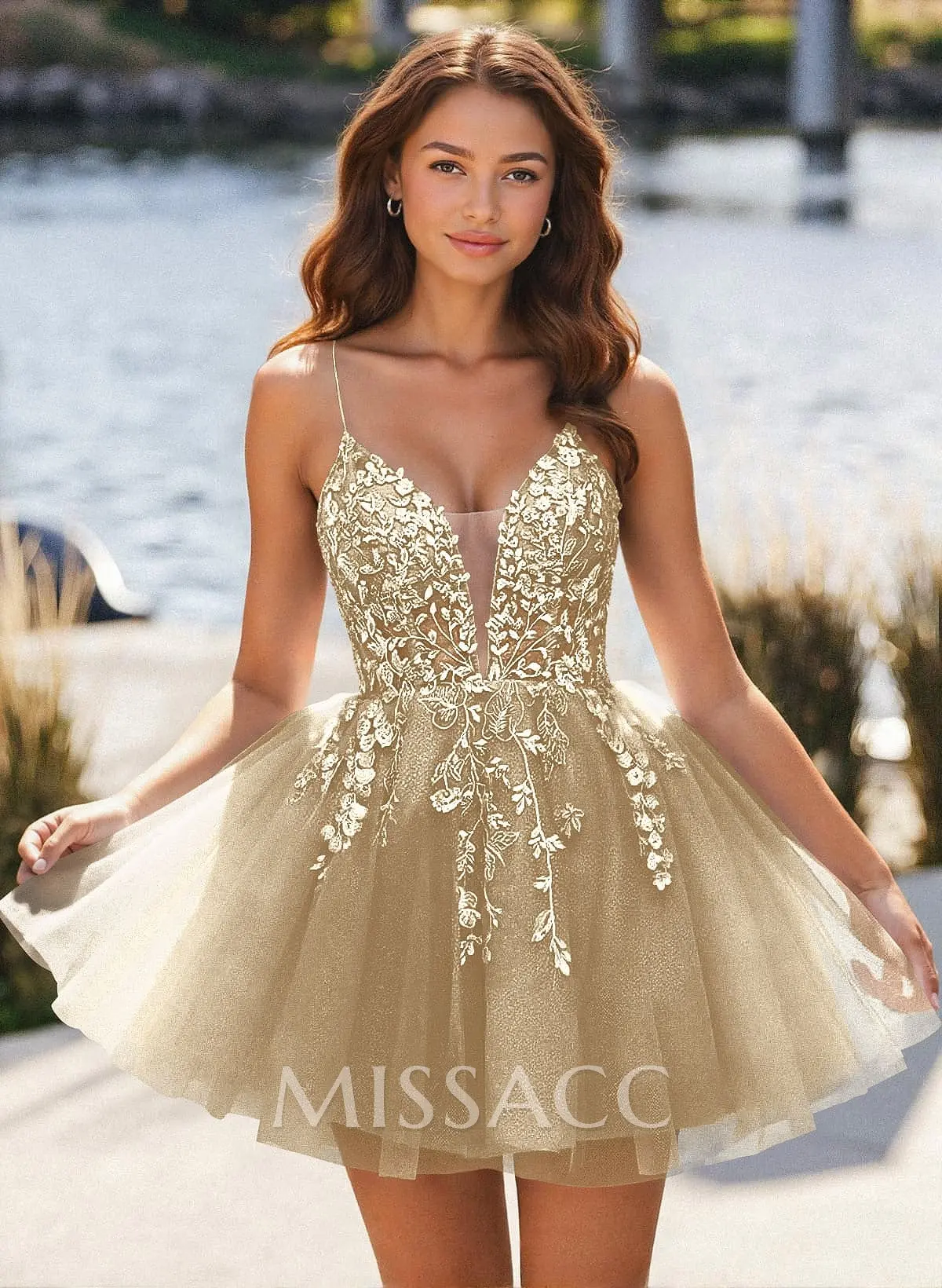 gold homecoming mini dresses Golden Strapless Short Homecoming Dress Sleeveless-Bridelily