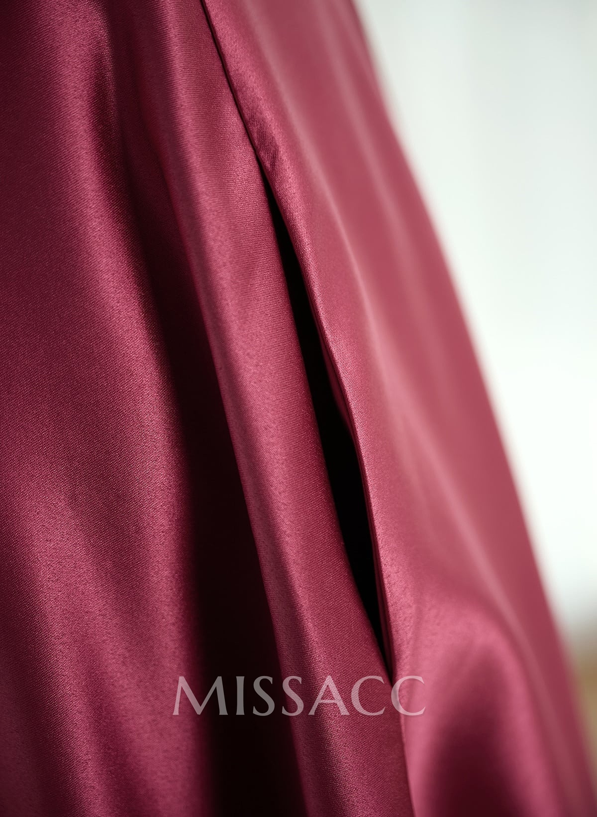 A-Line One-Shoulder Sleeveless Floor-Length Satin Bridesmaid Dresses With Flower(s) A-Line One-Shoulder Sleeveless Floor-Length Satin Bridesmaid Dresses With Flower(s)